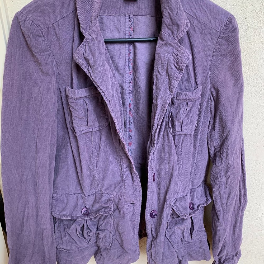 Sundance Purple Corduroy Jacket